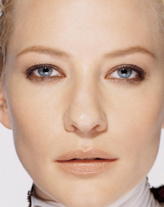 Cate Blanchette's eyes